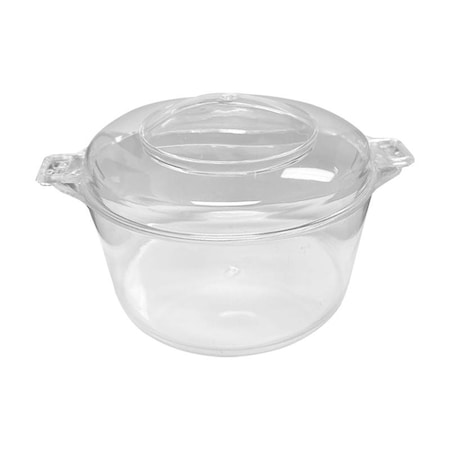 Smarty Had A Party 3.4 oz. Clear Round Disposable Plastic Mini Dessert Pots (288 Pots), 288PK 2637-CASE